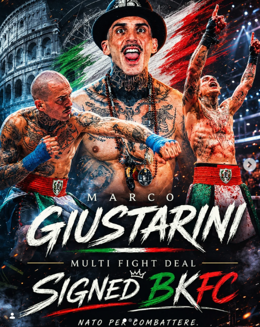 Marco 'Barracuda' Giustarini, ufficiale BKFC